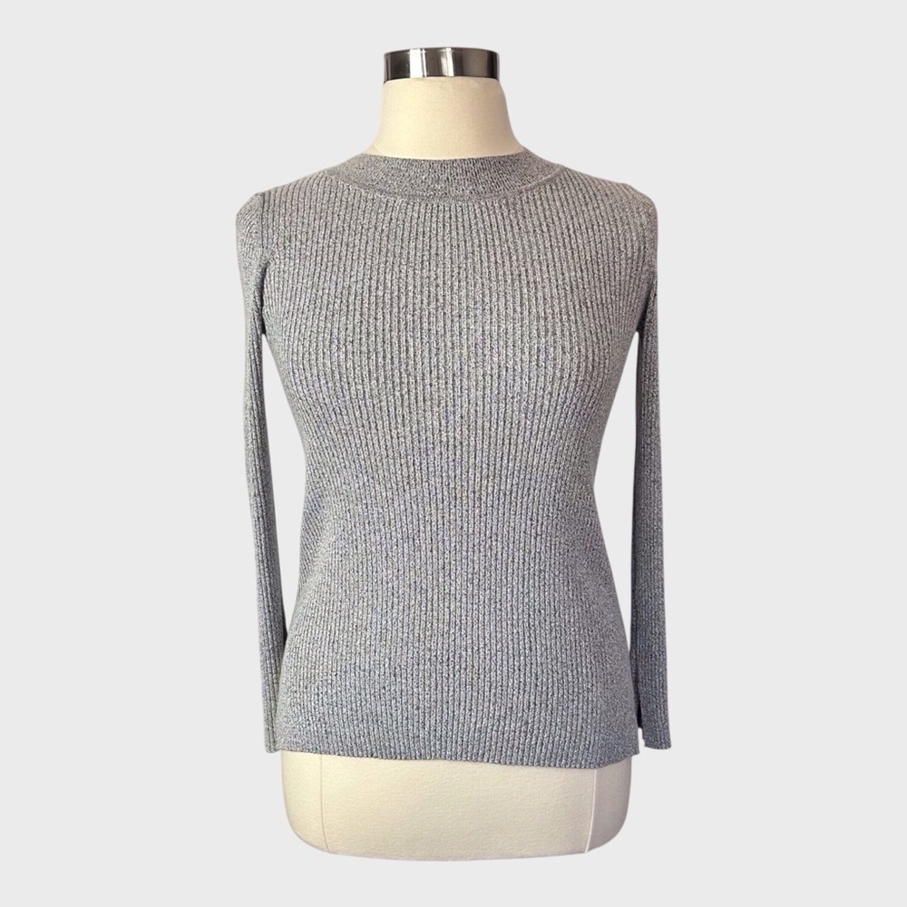 Love By Design Ribbed Knit Long Sleeve Fitted Top‎